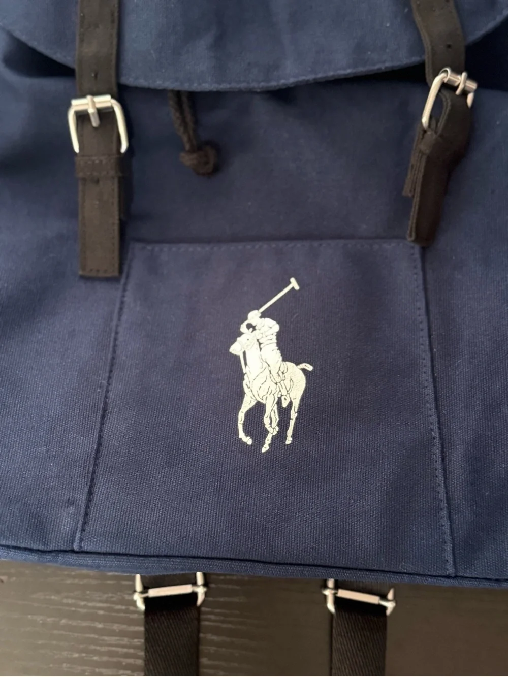 Navy Blue Ralph Lauren Fragrances Drawstring Backpack (NWOT) - Picture 13 of 13